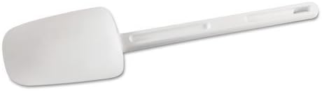 Rubbermaid Commercial Spoon-Shaped Spatula, 9 1/2 in, White - Includes only one