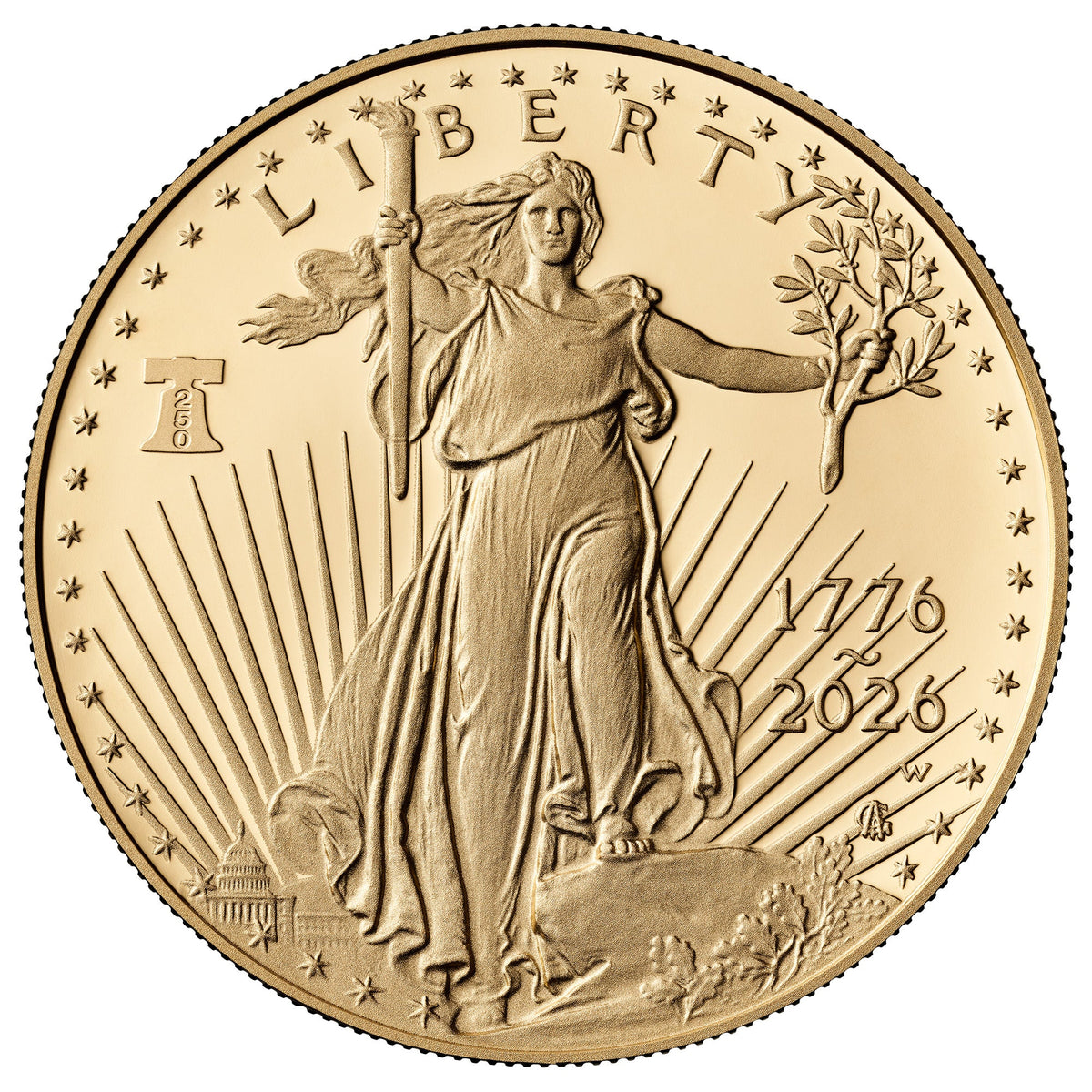 United States Mint 2026 American Gold Eagle proof coin Lady Liberty design highly detailed collectible gold coin for investors and collectors