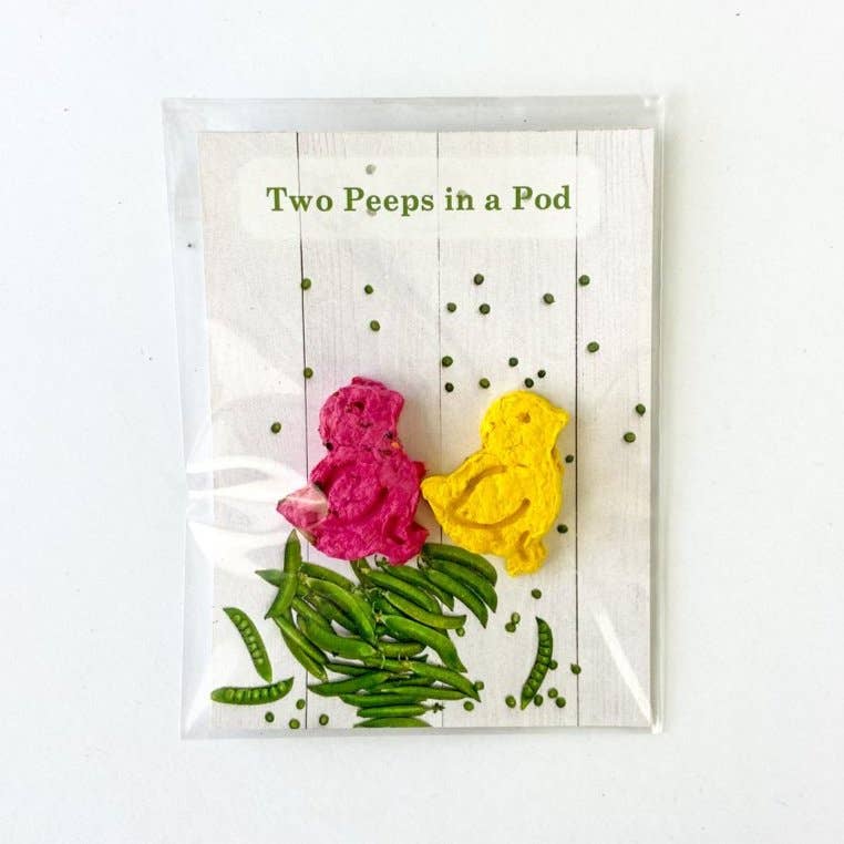 Two Peeps In A Pod Seed Bomb