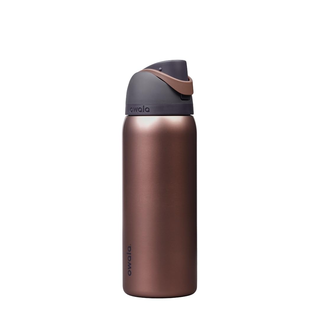 Owala FreeSip 32 oz insulated stainless steel water bottle in Desert Smoke