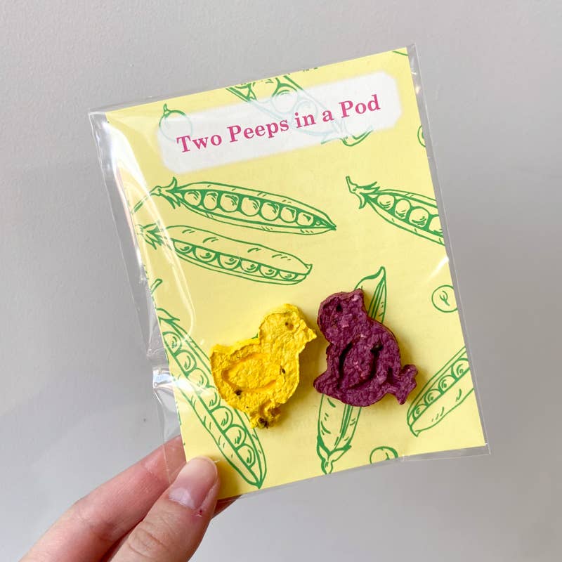 Two Peeps In A Pod Seed Bomb