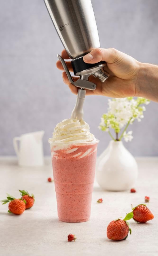 iSi Cream Profi Whip Cream Whipper | Stainless Steel, 1 Pint or 1 Quart