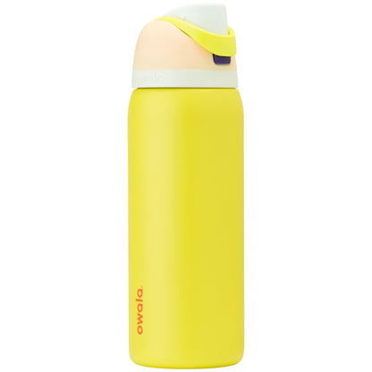 Owala FreeSip 32 oz insulated stainless steel water bottle in Lemon Limeade