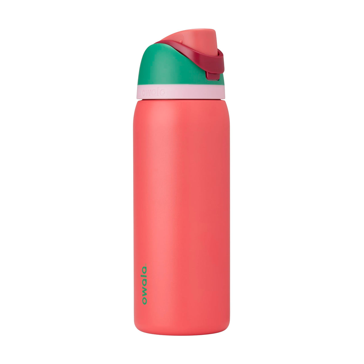 Owala FreeSip 32 oz insulated stainless steel water bottle in Strawberry Fields