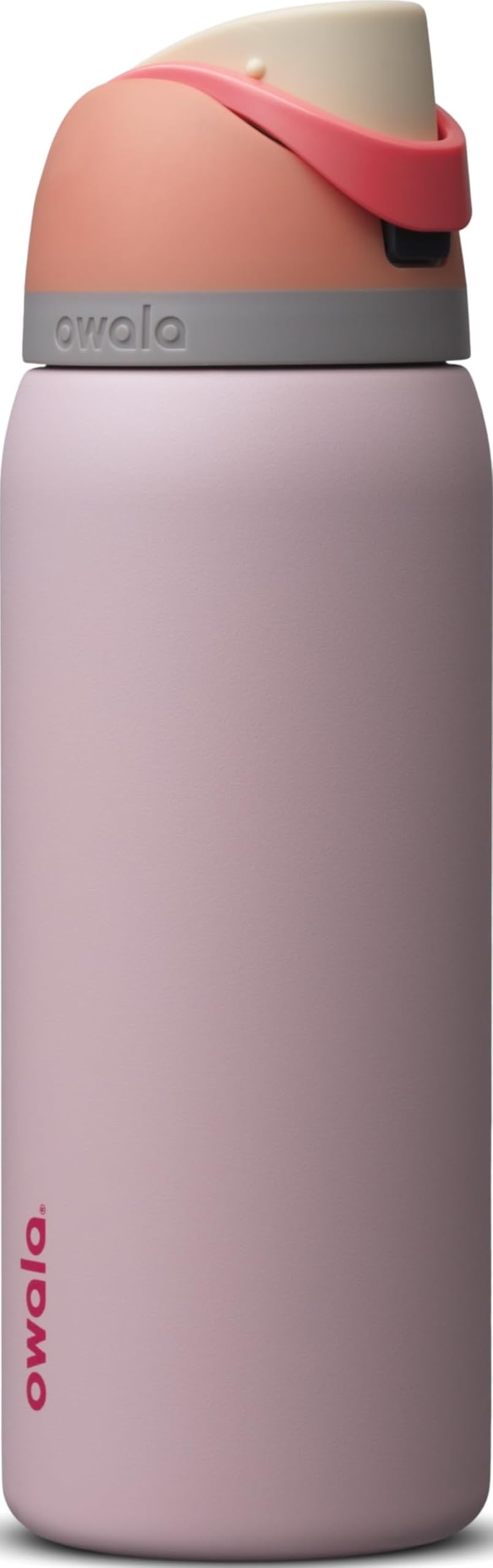 Owala FreeSip 32 oz insulated stainless steel water bottle in Peachy Rose