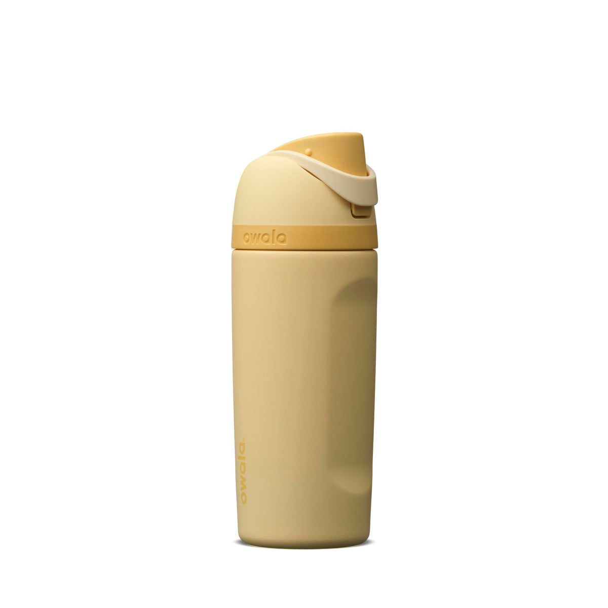 Owala FreeSip 16 oz insulated stainless steel water bottle in Butter Half