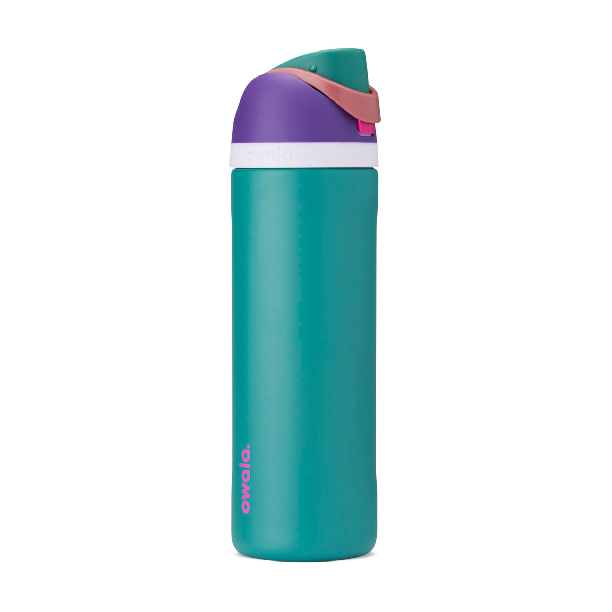 Owala FreeSip 24 oz insulated stainless steel water bottle in 80s Ski Slopes