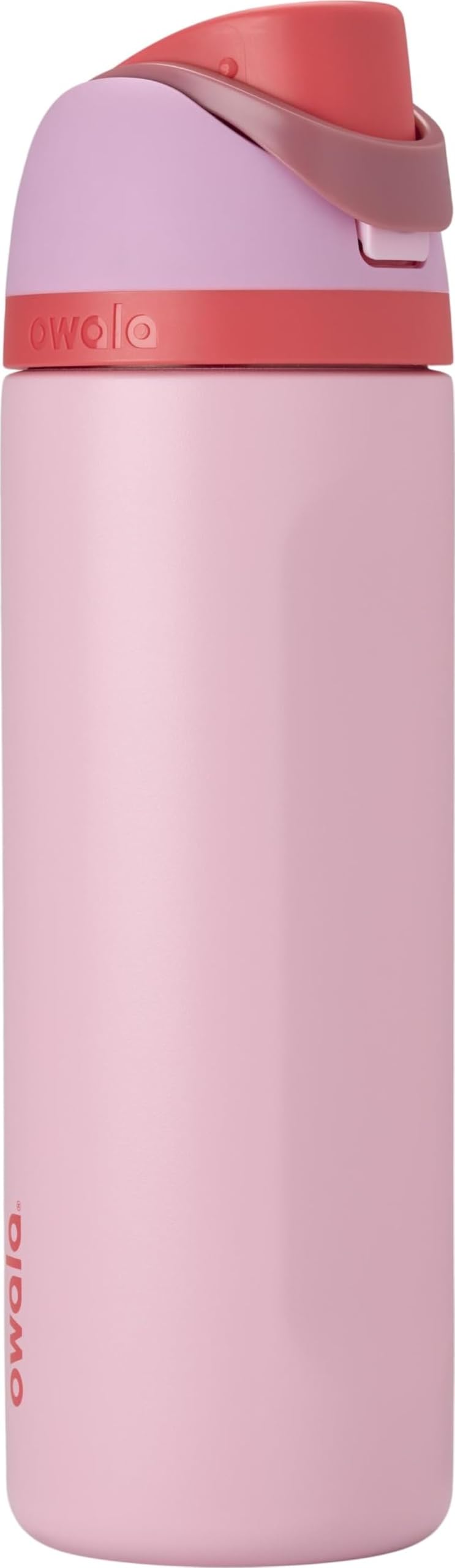 Owala FreeSip 24 oz insulated stainless steel water bottle in Angel Food Cake