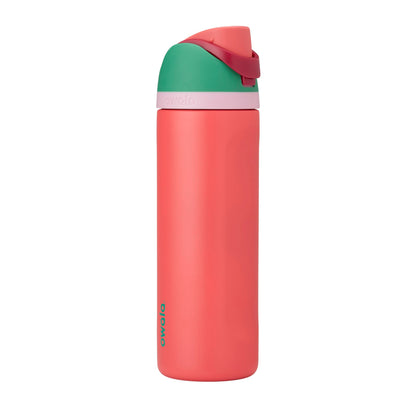 Owala FreeSip 24 oz insulated stainless steel water bottle in Strawberry Fields