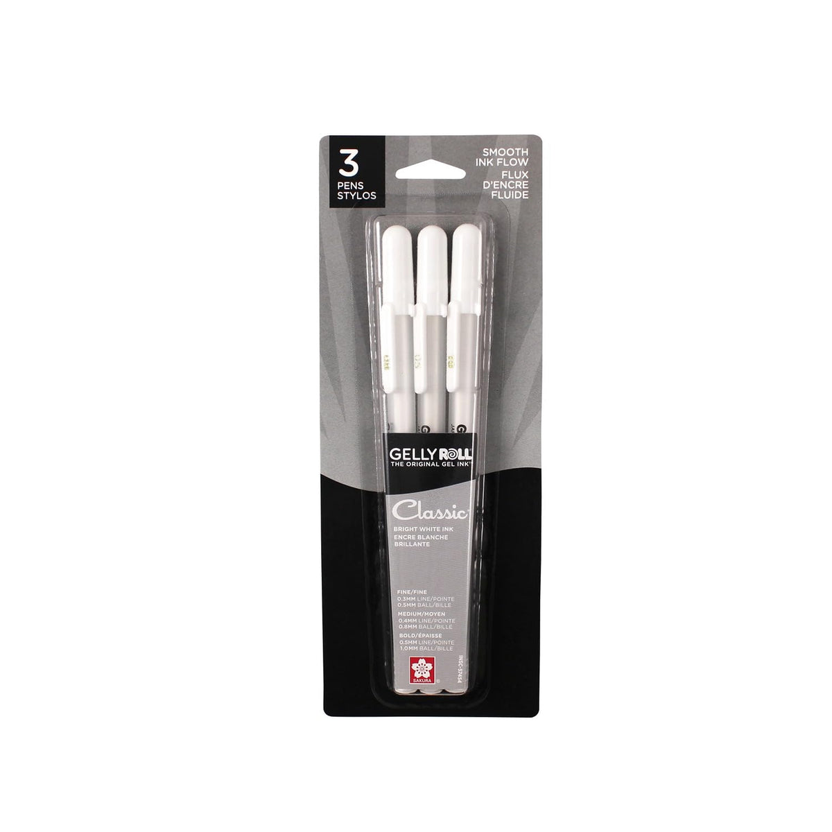 Sakura Gelly Roll Classic white gel pens