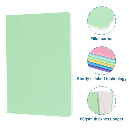 12 Pack Colorful Blank Notebooks A5 Journals | 12 Colors, 30 Sheets