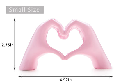 Small Heart Hands Sculpture