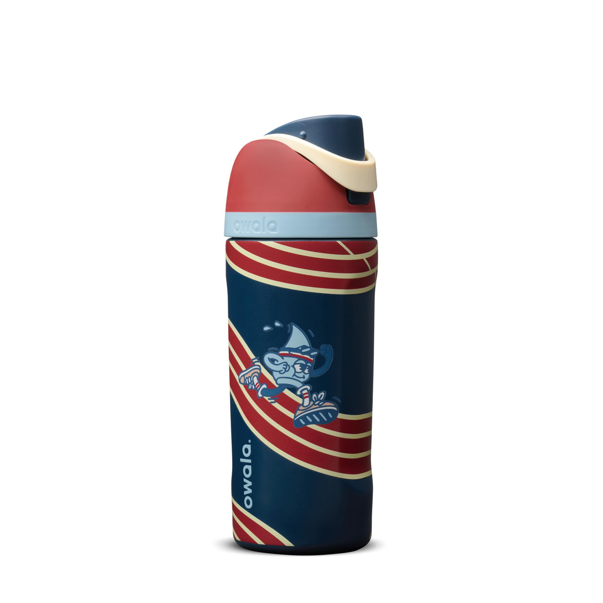 Owala FreeSip 16 oz insulated stainless steel water bottle in Ready, Set, Sip