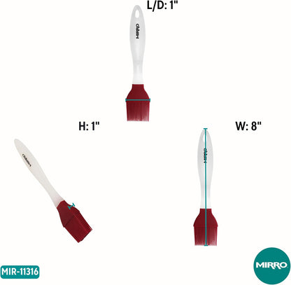MIRRO Silicone Basting Brush for Grilling, Red