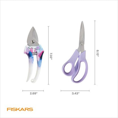 Fiskars Forged Steel Bypass Pruning Shears (4 Options)