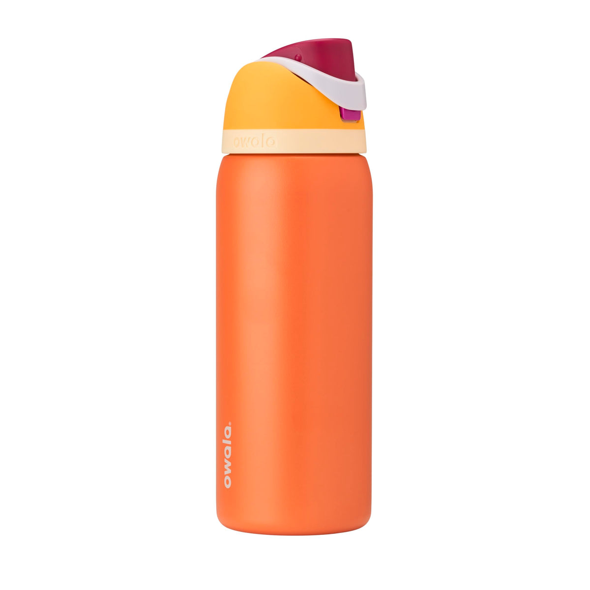 Owala FreeSip 32 oz insulated stainless steel water bottle in Citrus Crush