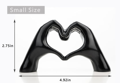 Small Heart Hands Sculpture