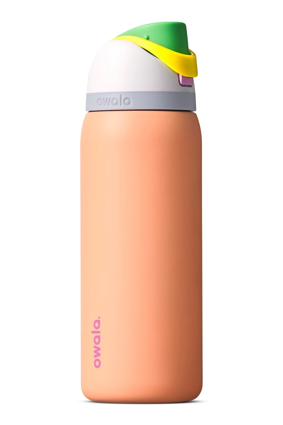 Owala FreeSip 32 oz insulated stainless steel water bottle in Peachy Keen