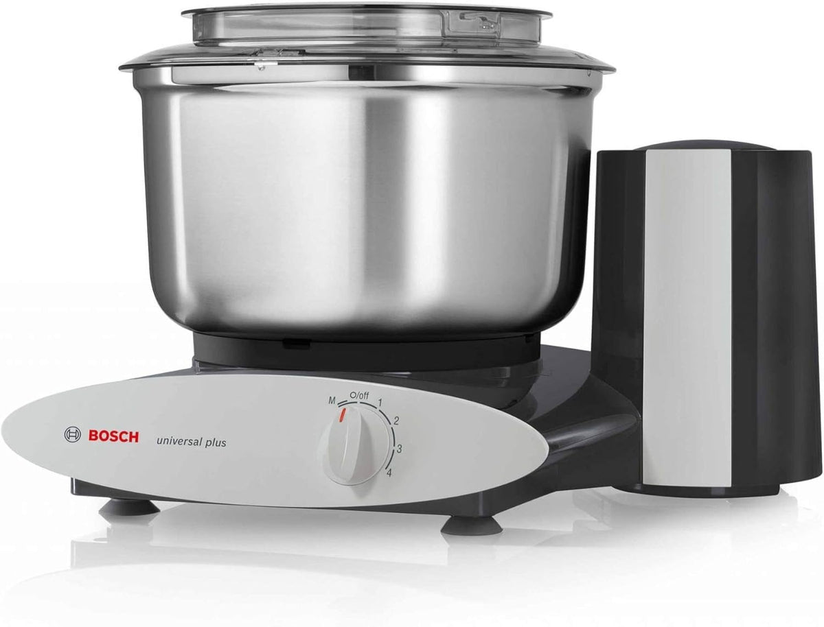 Bosch Universal Plus Mixer with Stainless Steel Bowl | Black & Silver or White