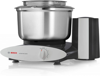 Bosch Universal Plus Mixer with Stainless Steel Bowl | Black & Silver or White