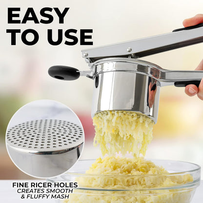 Stainless Steel 15oz Potato Ricer