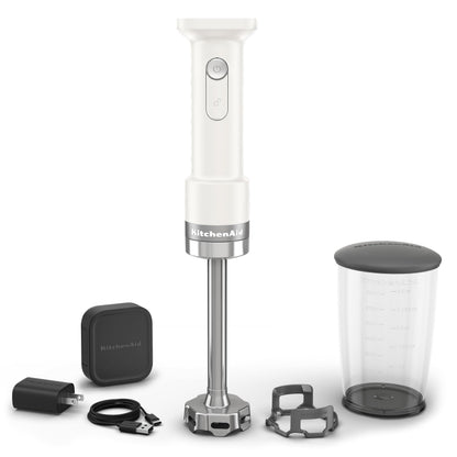KitchenAid Go Cordless Hand Blender - battery included, KHBRV71, Porcelain White