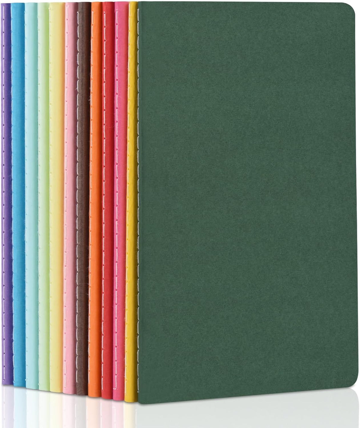 12 Pack Colorful Blank Notebooks A5 Journals | 12 Colors, 30 Sheets