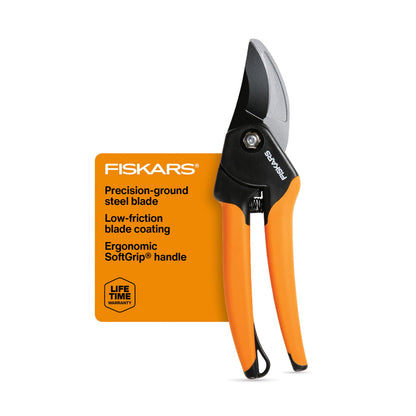 Fiskars Forged Steel Bypass Pruning Shears (4 Options)