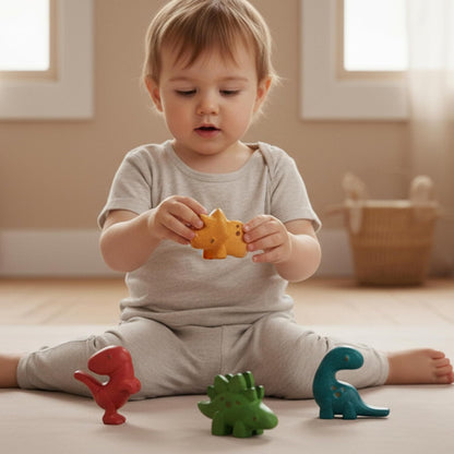 Wooden 4-Piece Dino Play Set
