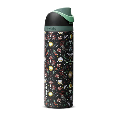 Owala FreeSip 24 oz insulated stainless steel water bottle in Wild Whimsy