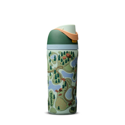 Owala FreeSip 16 oz insulated stainless steel water bottle in Trail On