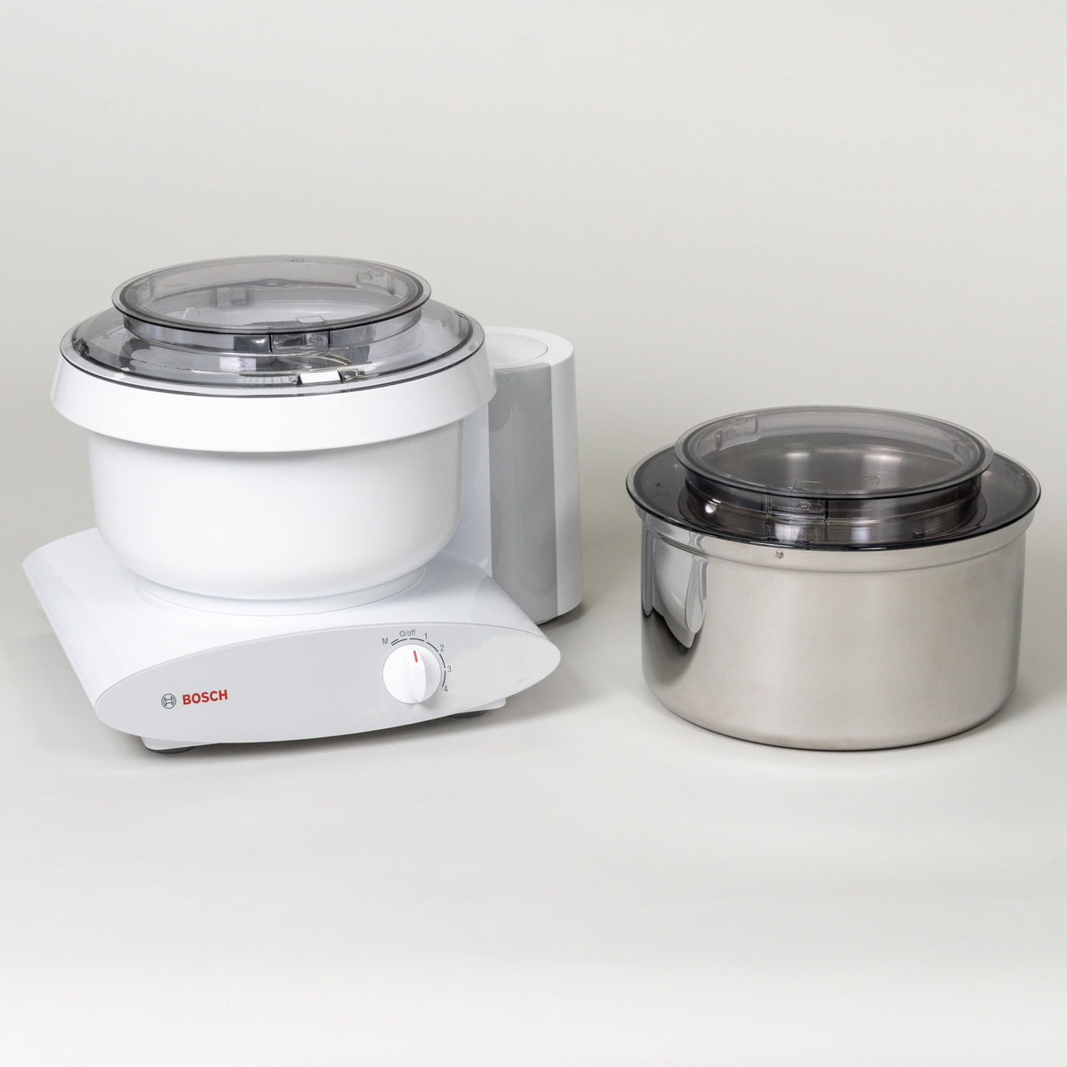 Bosch Universal Plus Mixer with Stainless Steel Bowl | Black & Silver or White