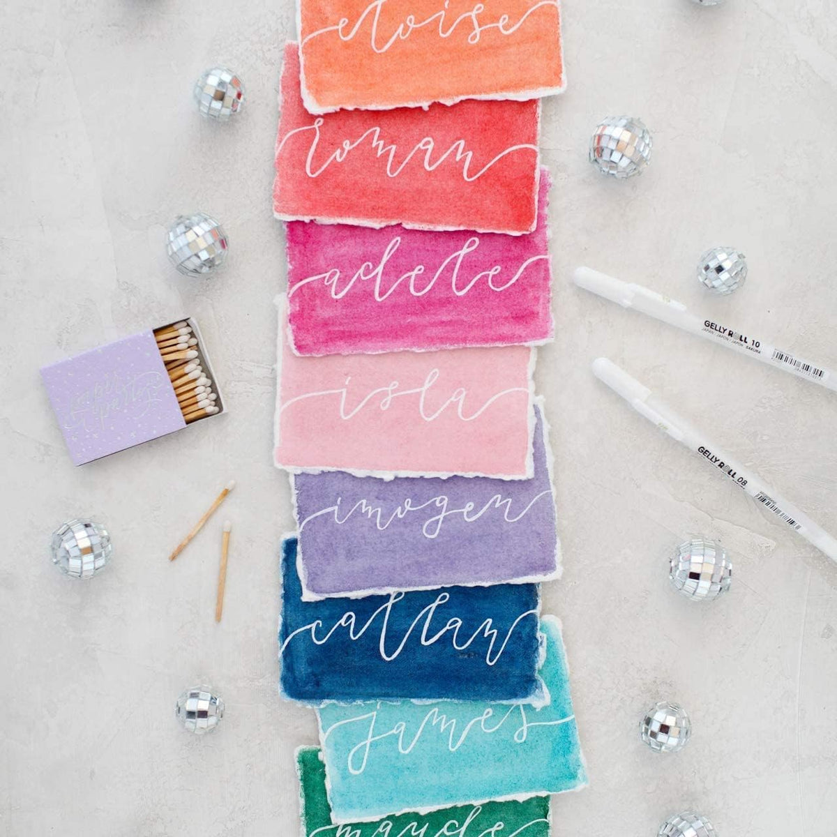 Sakura Gelly Roll Classic white gel pens