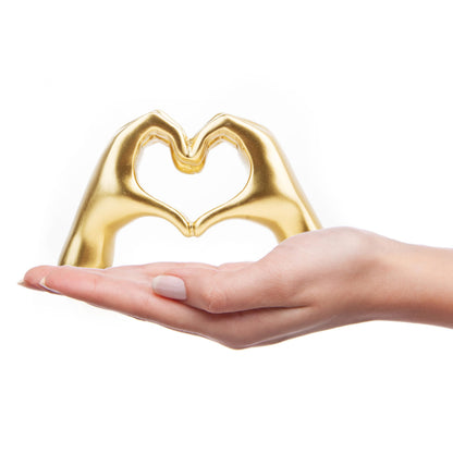 Small Heart Hands Sculpture