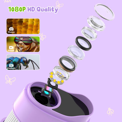 1000X Handheld Digital Microscope for Kids