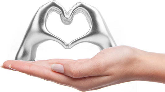 Small Heart Hands Sculpture