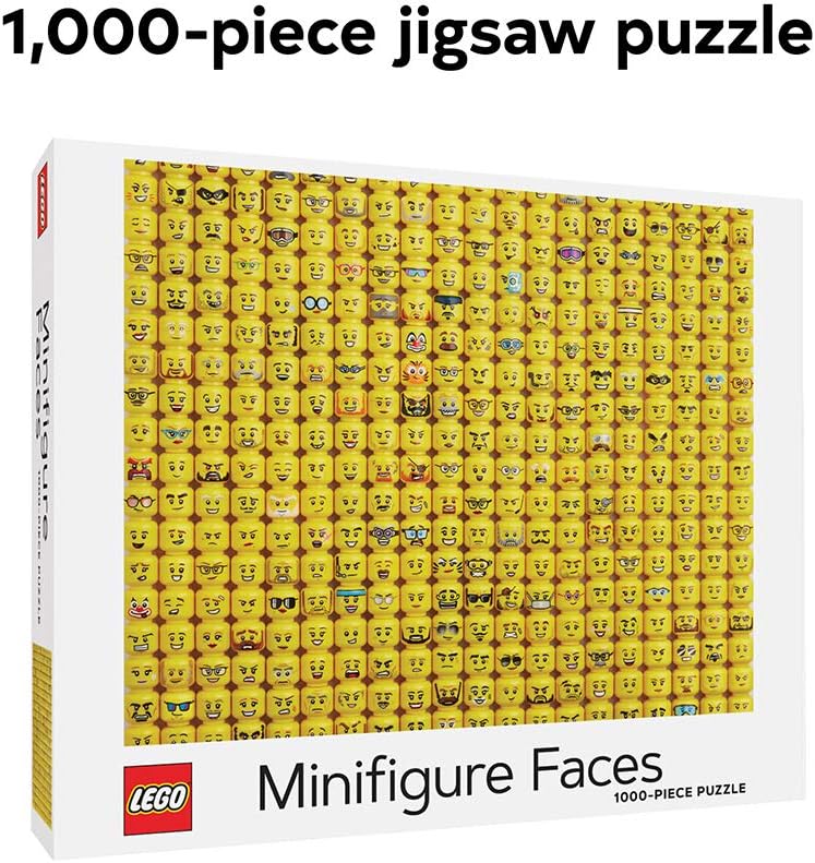 LEGO Minifigure Faces 1000-Piece Jigsaw Puzzle