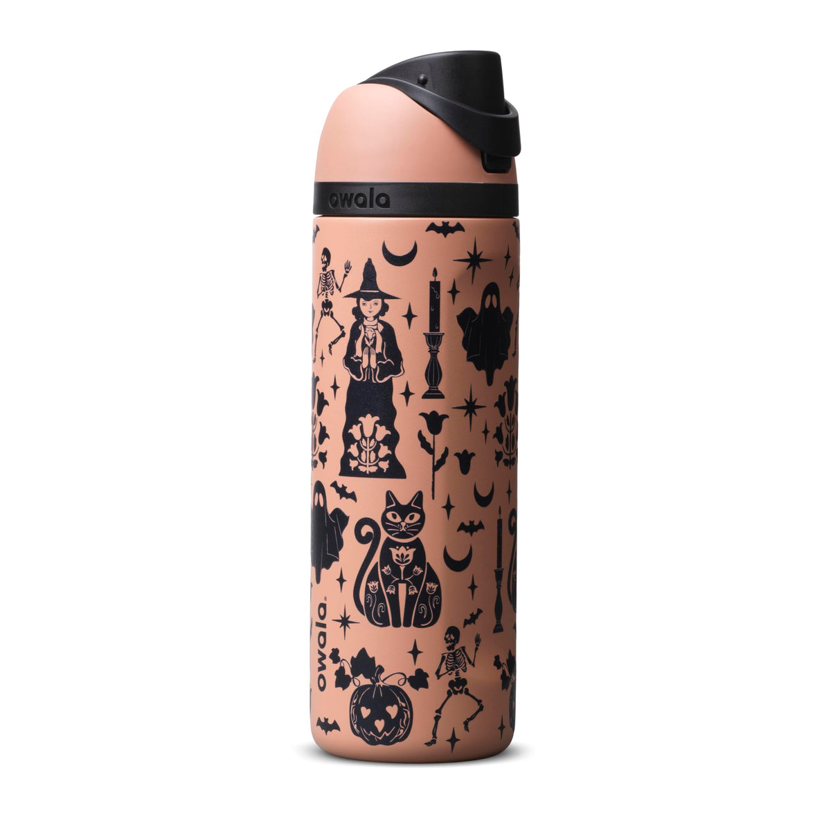 Owala FreeSip 24 oz insulated stainless steel water bottle in Fright and Delight