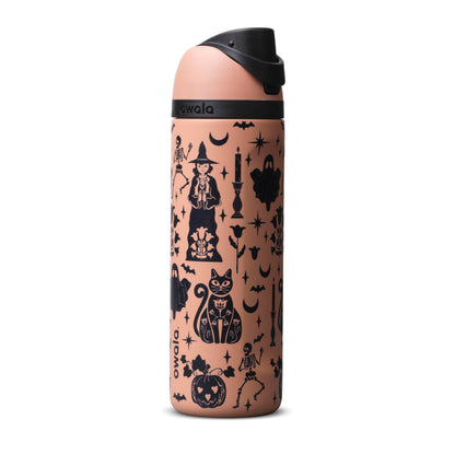 Owala FreeSip 24 oz insulated stainless steel water bottle in Fright and Delight