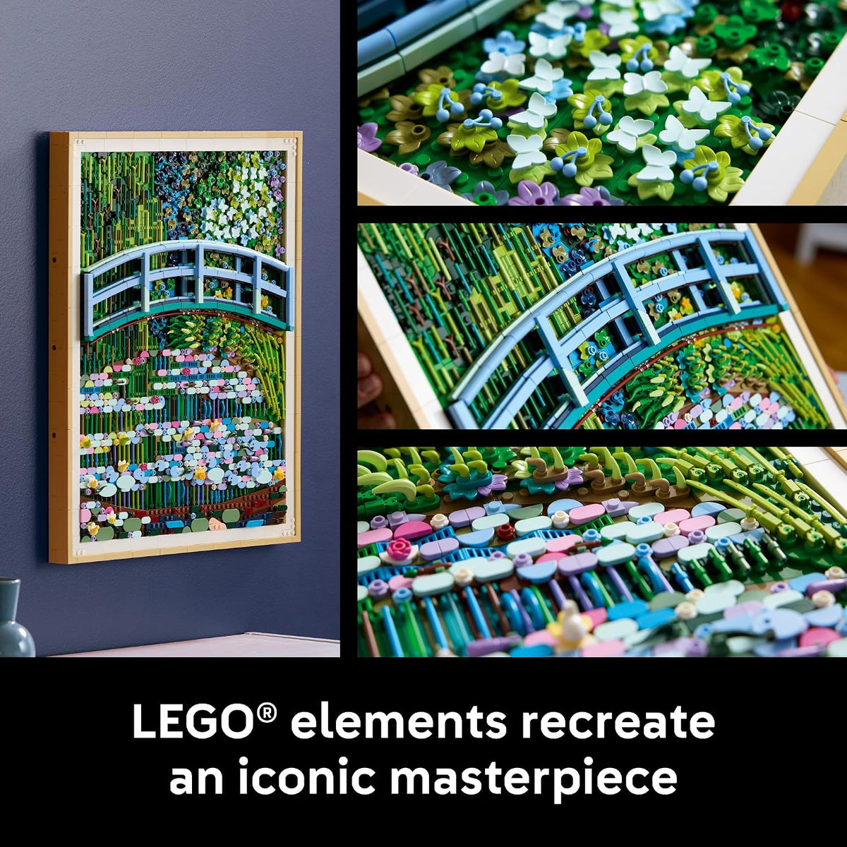 LEGO Art Claude Monet – Bridge Over a Pond of Water Lilies