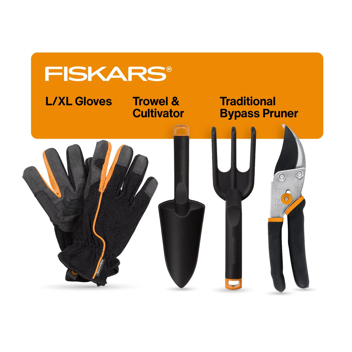 Fiskars Forged Steel Bypass Pruning Shears (4 Options)