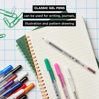 Sakura Gelly Roll Classic white gel pens