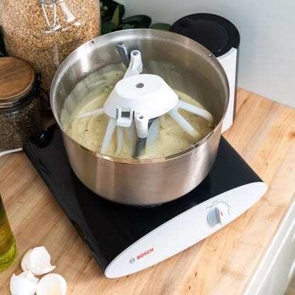 Bosch Universal Plus Mixer with Stainless Steel Bowl | Black & Silver or White