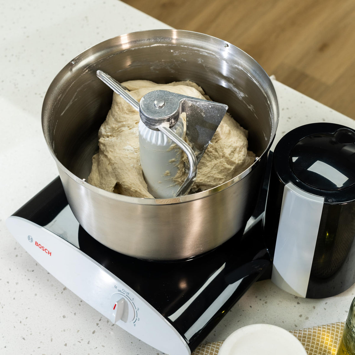 Bosch Universal Plus Mixer with Stainless Steel Bowl | Black & Silver or White