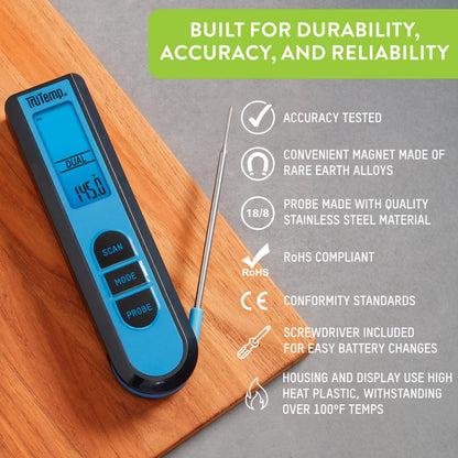 Taylor Tru Temp Digital Infrared and Folding Thermometer