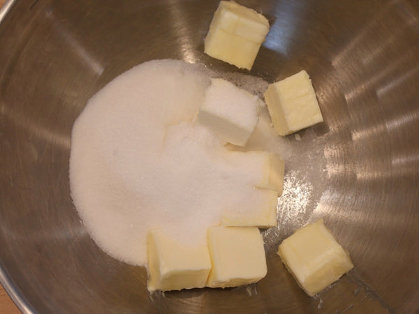 Cream the butter and sugar
