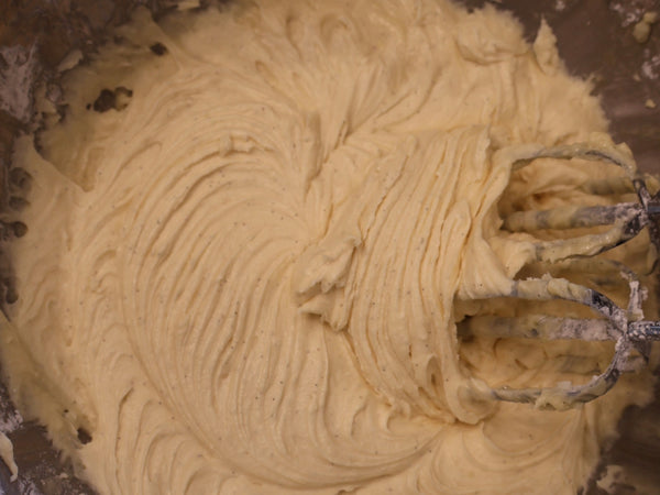 Transfer the finished batter into a piping bag