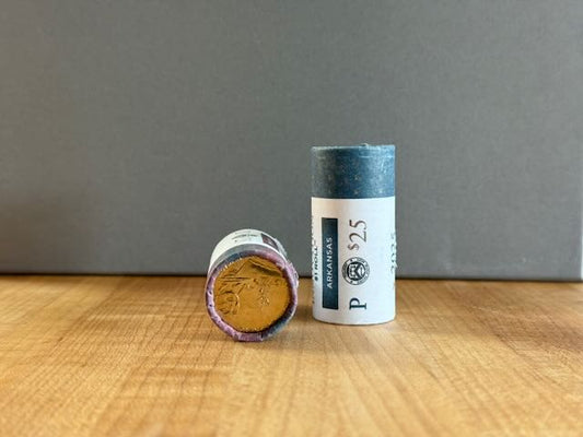 US $1 Golden Dollar Rolls | 25 Uncirculated Coins per Roll