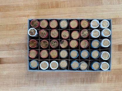 US $1 Golden Dollar Rolls | 25 Uncirculated Coins per Roll