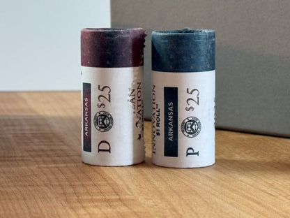 US $1 Golden Dollar Rolls | 25 Uncirculated Coins per Roll
